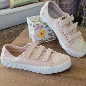 Sperry Top Sider Women's Light Blush Pink Velcro Sneakers Size 10